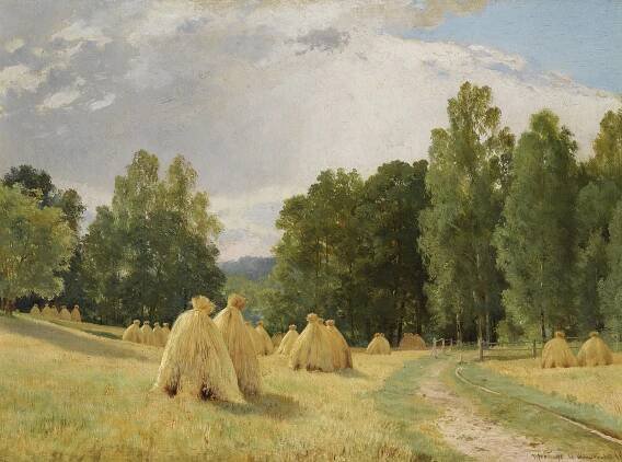 Naostachks, Preobraženskoe od Ivan Ivanovich Shishkin