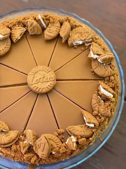 Lotus cheesecake