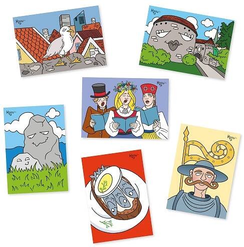 Tallinn Cards - Katarina Sarap Illustrations