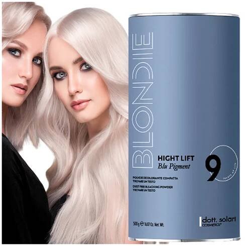 Blu Pigment Deco 9 - melírovací prášek s protižloutnoucím (platinovým) efektem