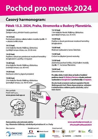 Pozvánky na Pochod pro mozek 2024