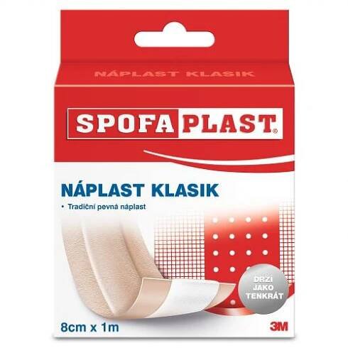 3M Spofaplast Klasik textilní náplast 8cmx1m