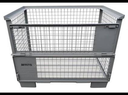 Gitterbox Epal Nový (1500kg ) zátěž  1200x800x970 Ral 7030 šedá