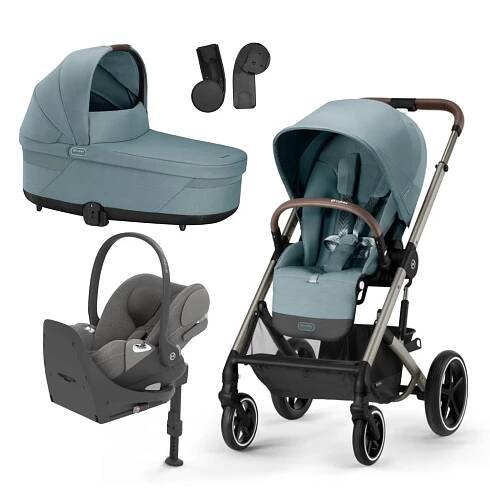 Cybex Balios 2023 sada Plus 5v1 Balios S Lux + Cot S Lux + Cloud T Plus + Base T - Cybex - Kombinace s příslušenstvím