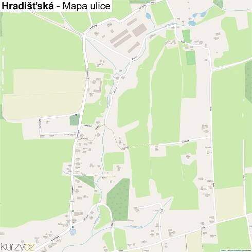 Hradišťská - mapy | Kurzy.cz