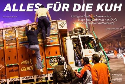 Cow Vigilantes in India for the German youth magazine NEON | | Harsha Vadlamani