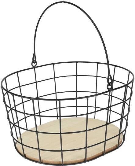 Koopman Dekorační stromek pro vánoční ozdoby kovový 60 cm černý