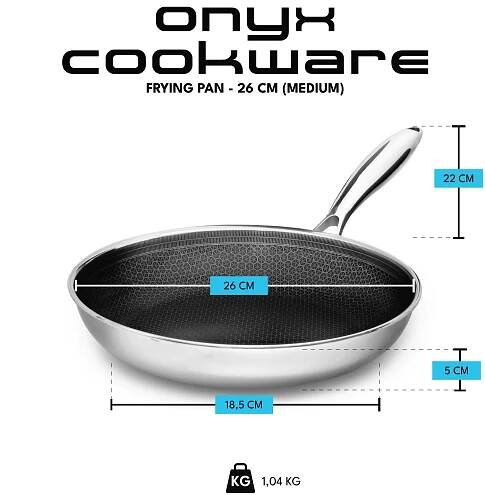 FRYING PAN 26CM – ONYX COOKWARE CZ 