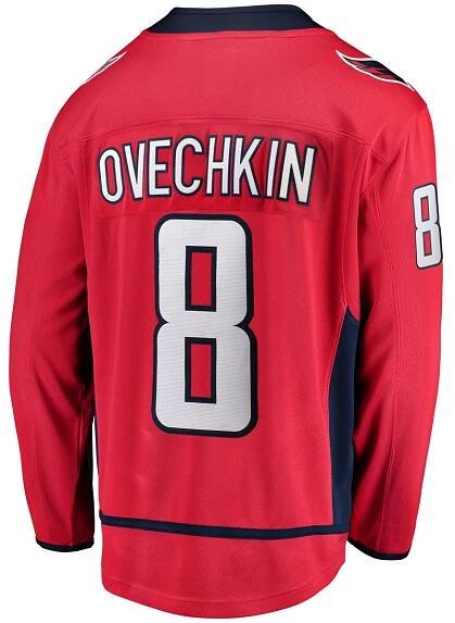 Hokejový dres týmu Washington Capitals s hráčem Ovechkin 08