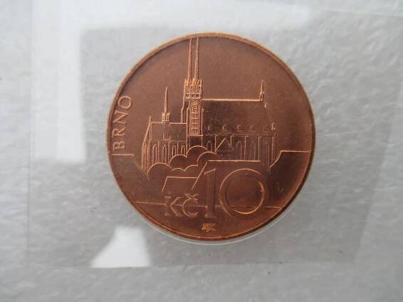 Mince 10 kč 2003 UNC TOP STAV