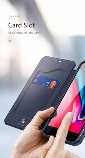 Dux Ducis peněženkové pouzdro pro iPhone 7 Plus / 8 Plus - černé