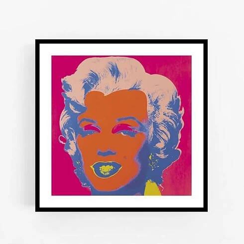 Andy Warhol - Marilyn Monroe, Fine Art Giclee Print, Famous Actress Poster 1