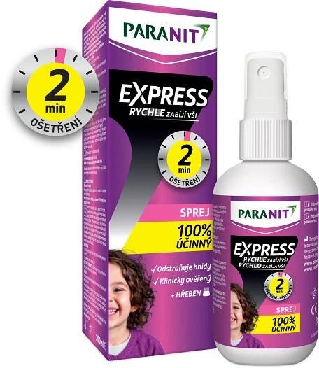 PARANIT Express sprej 95 ml + hřeben
