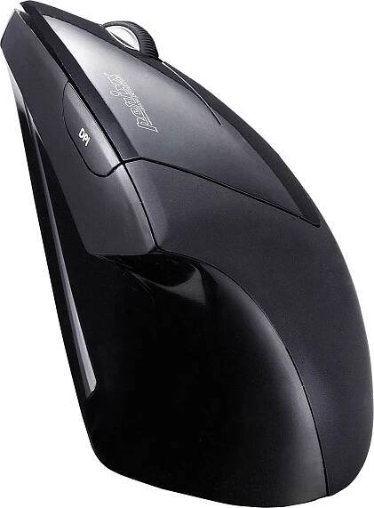Perixx Vertikal Perimice-513 ergonomická myš, přenos USB, 6 tlačítko, černá