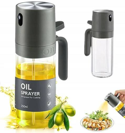 ROZPRAŠOVAČ NA OLEJ A OCET SKLENĚNÝ ROZPRAŠOVAČ DÁVKOVAČ VE SPREJI 250 ML