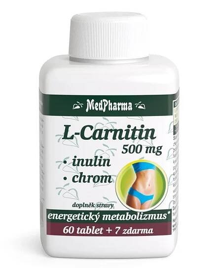 MedPharma L-Carnitin 500 mg + Inulin + Chrom 67 tablet