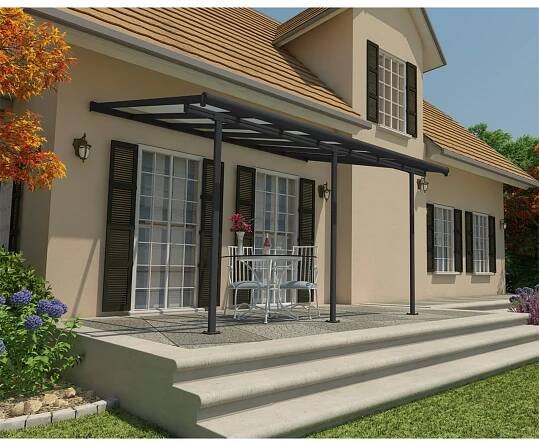 Palram Zahradní hliníková pergola Sierra 4200 3 x 4,25 antracitová