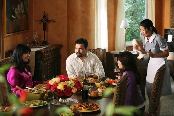 Zoufalé manželky - Mnohokrát děkuji - Z filmu - Maria Conchita Alonso, Ricardo Chavira, Eva Longoria, Gwendoline Yeo