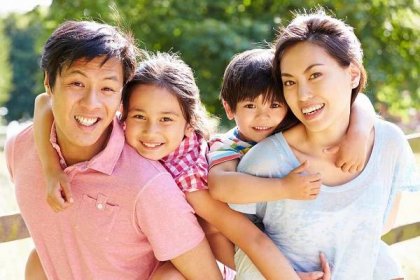 Portrait of Asian Family Enjoying Walk in Summer Countryside Stock Photo - Image of male, chinese: 37641224