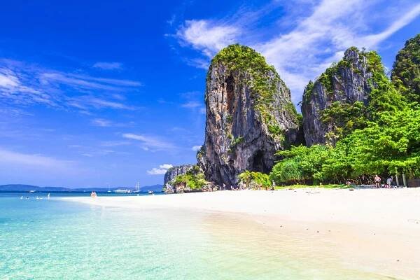 Pranang Beach near Railey Beach Krabi