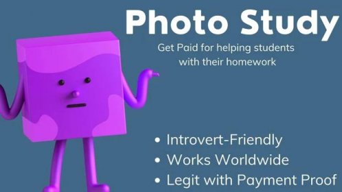 PhotoStudy: Get paid for helping students with their Homework (Introvert-Friendly) - Digital Bazaari