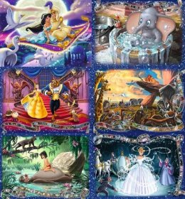 Puzzle Ravensburger Disney kolekce 1000 dílků -  6 druhů - undefined