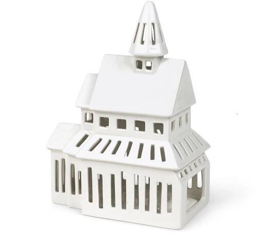 Lucerna domeček Urbania Stavkirke 20 cm
