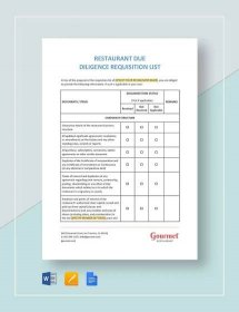 FREE Restaurant Legal Template - Download in Word, Google Docs, PDF, Apple Pages, Outlook