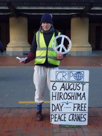 File:Hiroshima Day Activist 2014.JPG