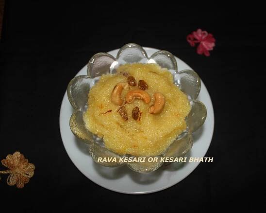 Rava kesari or kesari bhath – CHARUS CUISINE