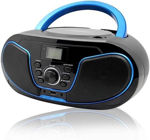 LONPOO CB-M25BT Stereo CD Boombox Přenosné digitální rádio Bluetooth Uživatelská příručka