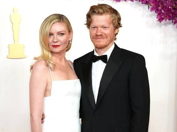 At the Oscars 2024, Kirsten Dunst and Jesse Plemons were America's chill style sweethearts