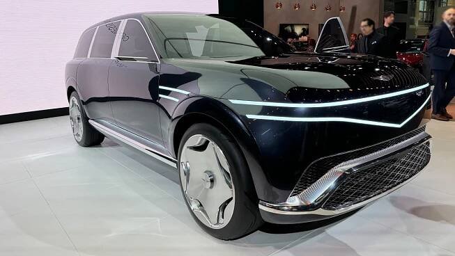 Massive Genesis Neolun concept previews all-electric GV90 flagship SUV
