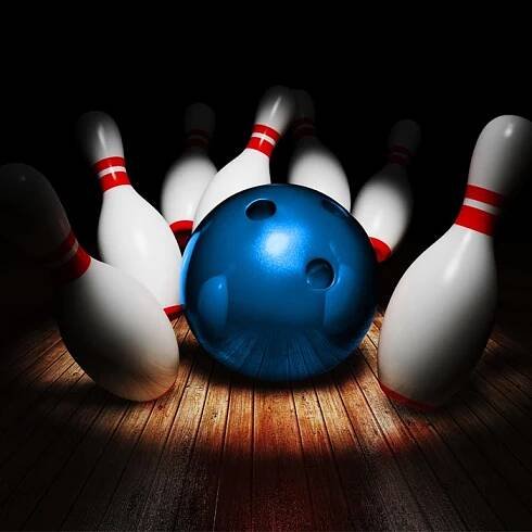 3D RENDER BOWLING ILLUSTRATION