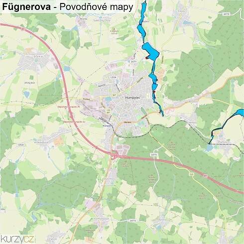 Fügnerova - mapy | Kurzy.cz