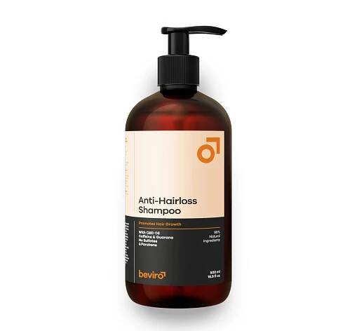 Přírodní šampon pro muže proti lupům Beviro Anti-Dandruff Shampoo - 500 ml
