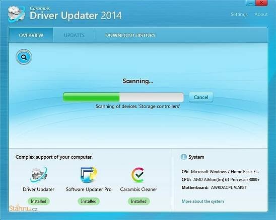 Carambis Driver Updater ke stažení zdarma - download