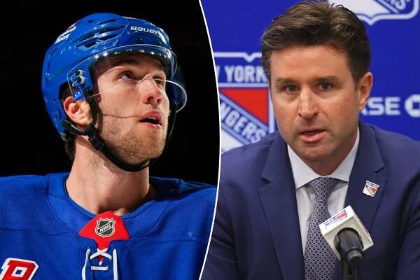 Rangers GM Chris Drury may have to fend off Will Cuylle offer sheet