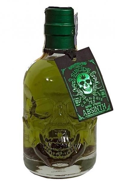 Suicide Super Strong Cannabis Absinth 0,2l 79,9%