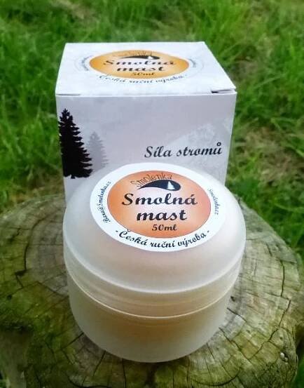 Smolná mast smrková 50 ml - regenerace pokožky, antimykotické, antibakteriální účinky
