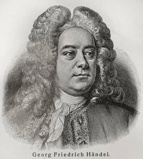 Georg Friedrich Handel stock photos