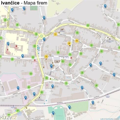 Ivančice - mapy | Kurzy.cz