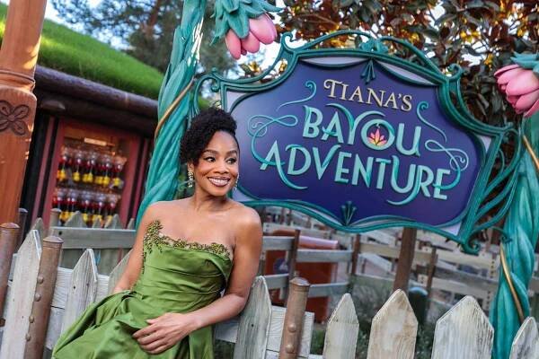 Actress Anika Noni Rose, voice of Tiana