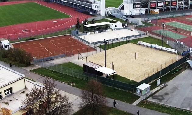 Beach kurty - Sportoviště města Uherské Hradiště