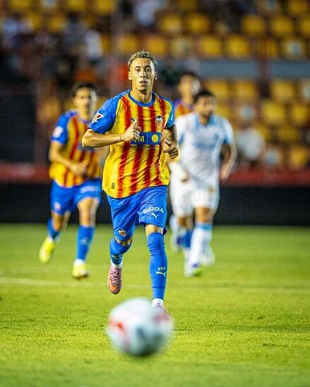IMAGES FROM THE MATCH BETWEEN VALENCIA CF AND OLYMPIQUE DE MARSEILLE - Valencia CF
