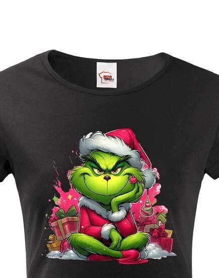 Dámské tričko Grinch s dárky od 389 Kč | Refundo.cz