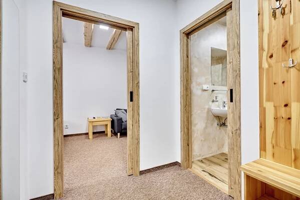 Koupelna v ubytování Pension Barborka + 49 fotografií