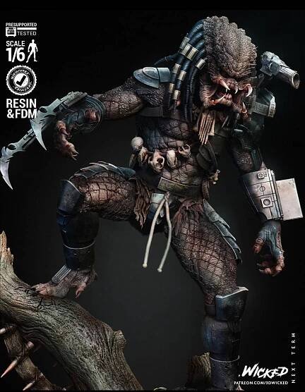 Predator and Dutch - 3d tisk | modelbazar.cz
