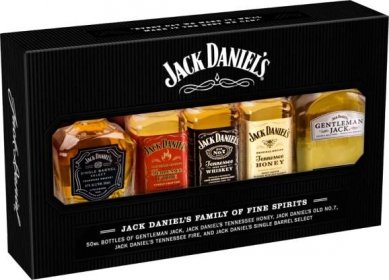 detail Jack Daniel´s Family mini set 39% 5x5cl