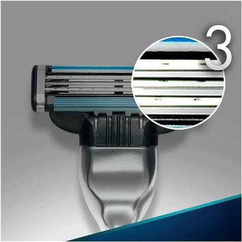 Gillette Mach3 Pánský holicí strojek + 12 holicích hlavic